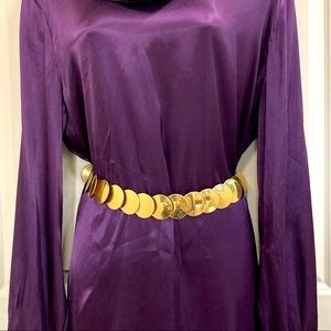 Vintage 70’s gold coin belt